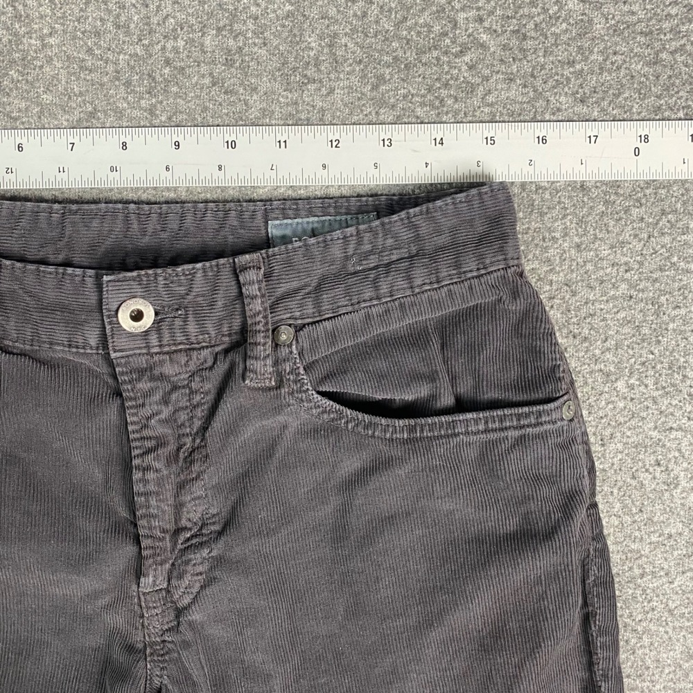 Bonobos Mens Corduroy Pants 30x32 Gray Slim Fit French Corduroy Casual Trousers - Picture 11 of 15